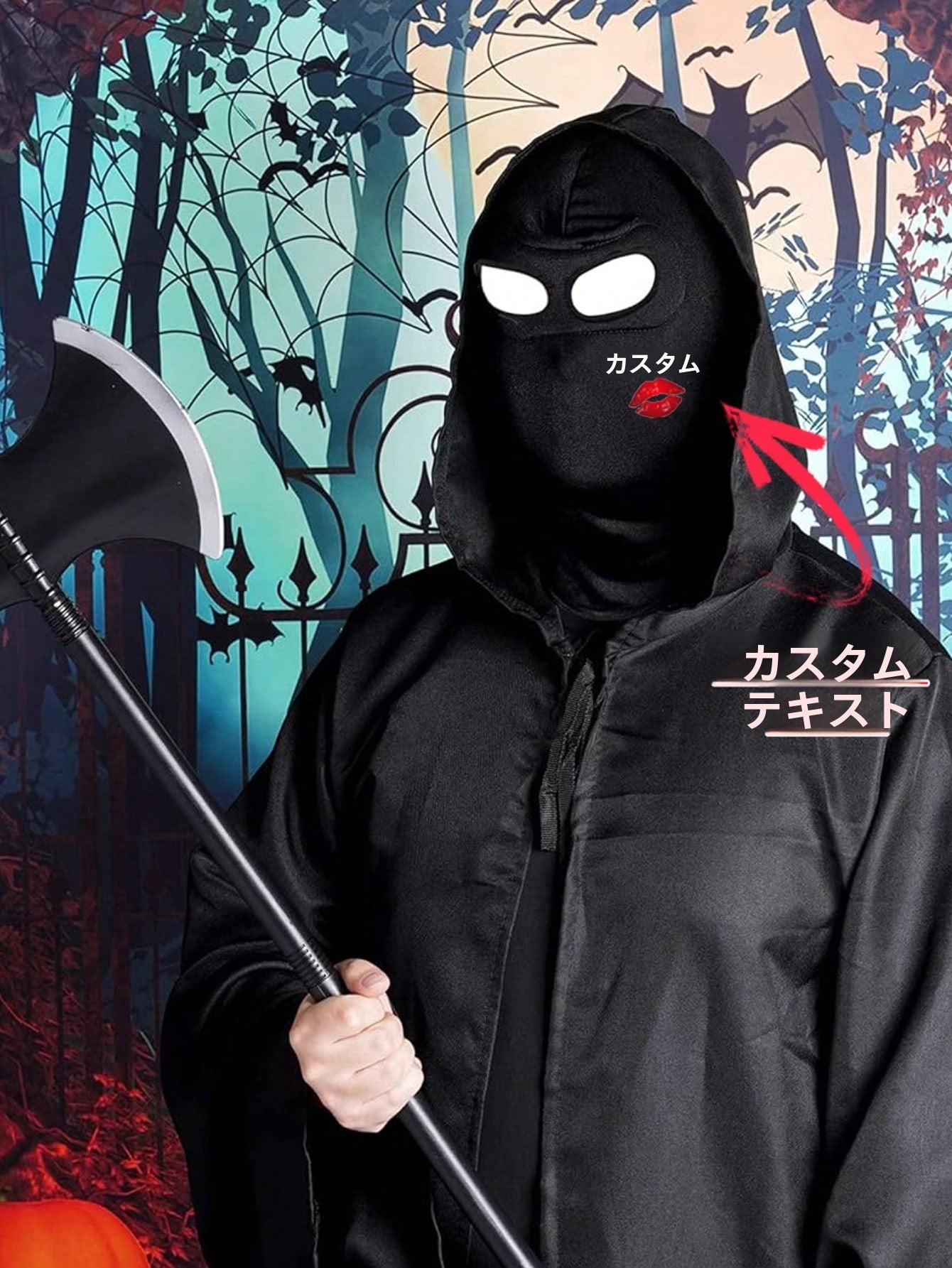 1 PCSカスタマイズされた男性と女性のスキーマスク、カスタマイズされたテキスト、カスタマイズされた文字、排他的なカスタマイズされたマスク抗UV防風スカーフ、オートバイ、スノーボード、ロールプレイング、ハロウィーン、日焼け止めマスクに適しています